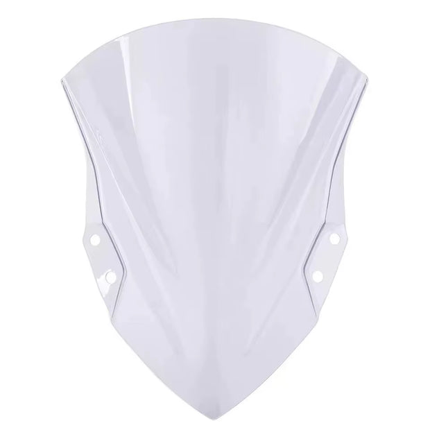 Universal Motorcycle Windshield Visor Black/White PVC New for Ninja400 2018-2024