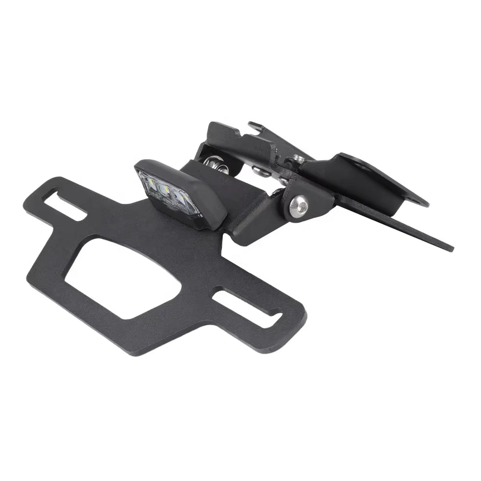 Motorcycle License Plate Holder with E4 Certification LED Plate Light Tail Tidy Kit for YAMAHA MT-07 FZ-07 MT07 FZ07 MT 07