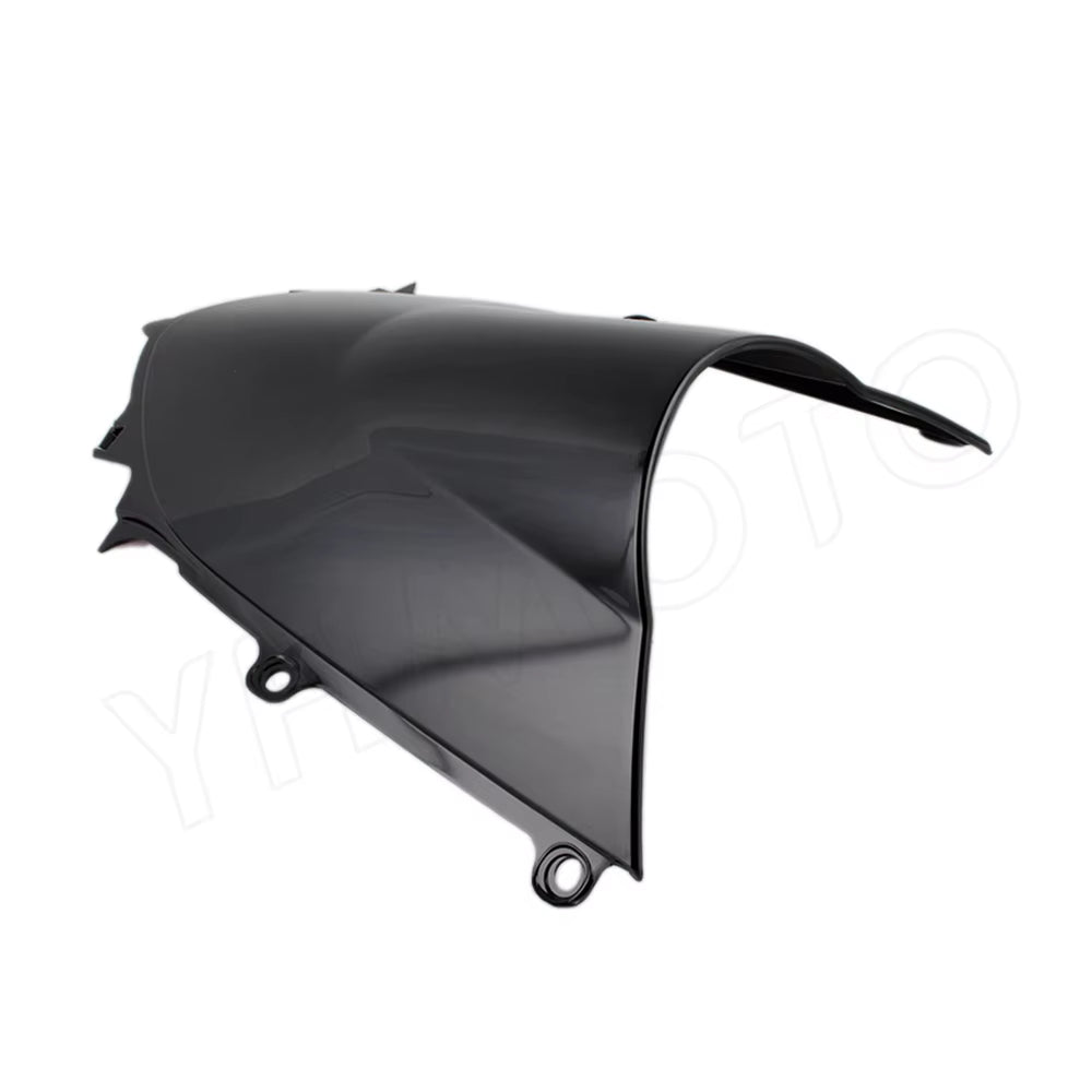 Motorcycle Windshield Windscreen ABS Plastic Black for Yamaha YZF R6 2017-2020 /R7 2021-2024