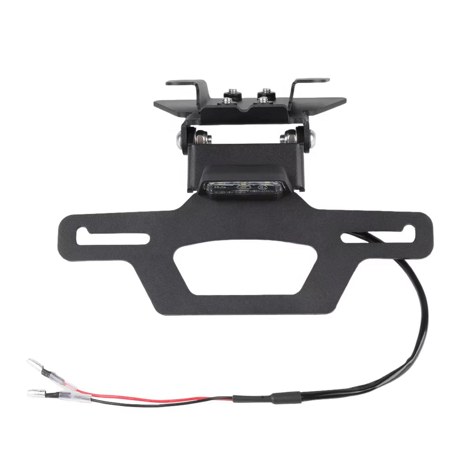 Motorcycle License Plate Holder with E4 Certification LED Plate Light Tail Tidy Kit for YAMAHA MT-07 FZ-07 MT07 FZ07 MT 07