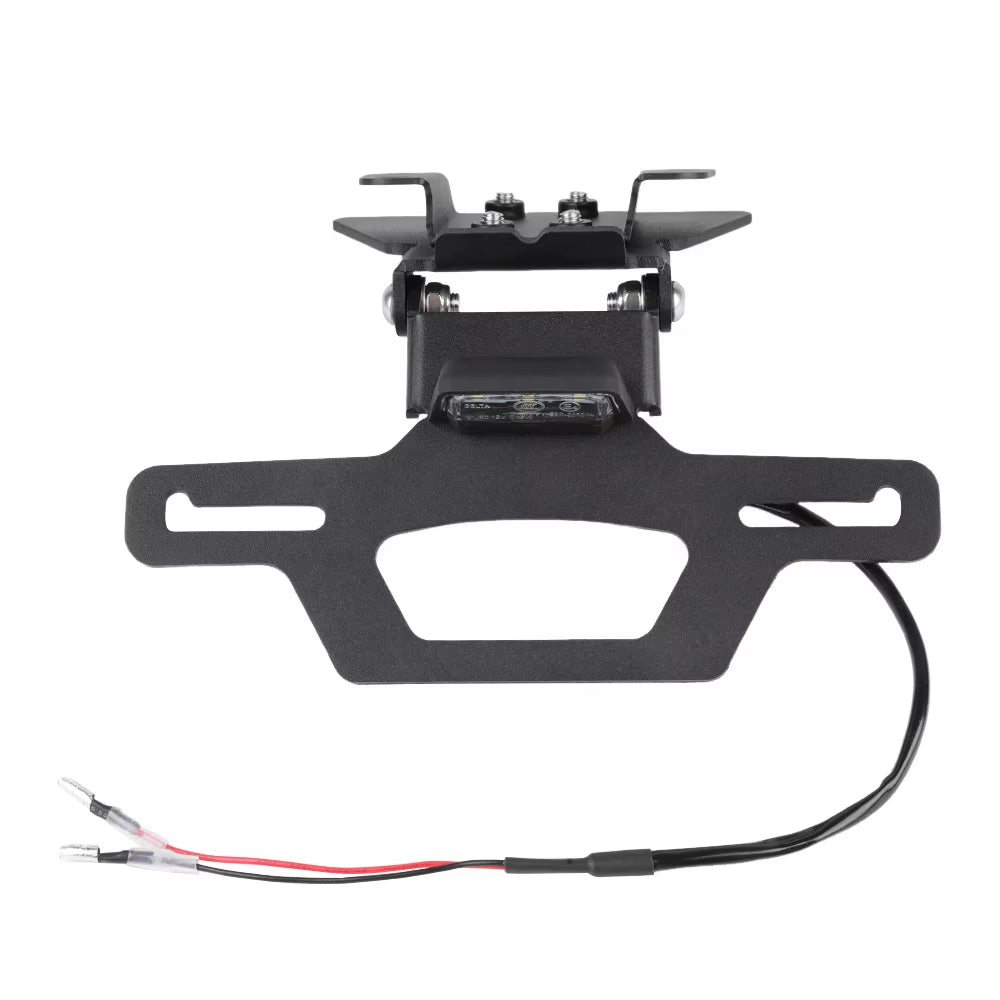 Motorcycle License Plate Holder with E4 Certification LED Plate Light Tail Tidy Kit for YAMAHA MT-07 FZ-07 MT07 FZ07 MT 07