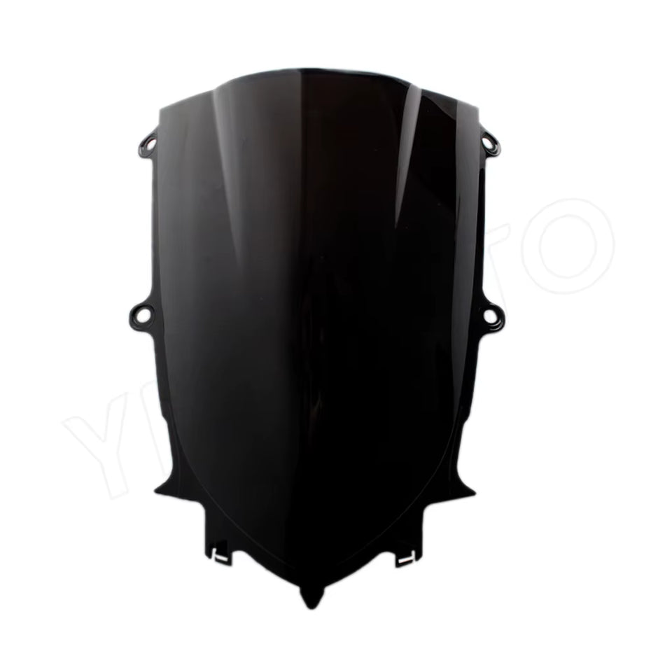 Motorcycle Windshield Windscreen ABS Plastic Black for Yamaha YZF R6 2017-2020 /R7 2021-2024