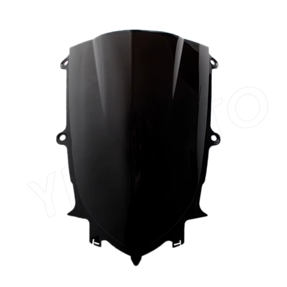 Motorcycle Windshield Windscreen ABS Plastic Black for Yamaha YZF R6 2017-2020 /R7 2021-2024