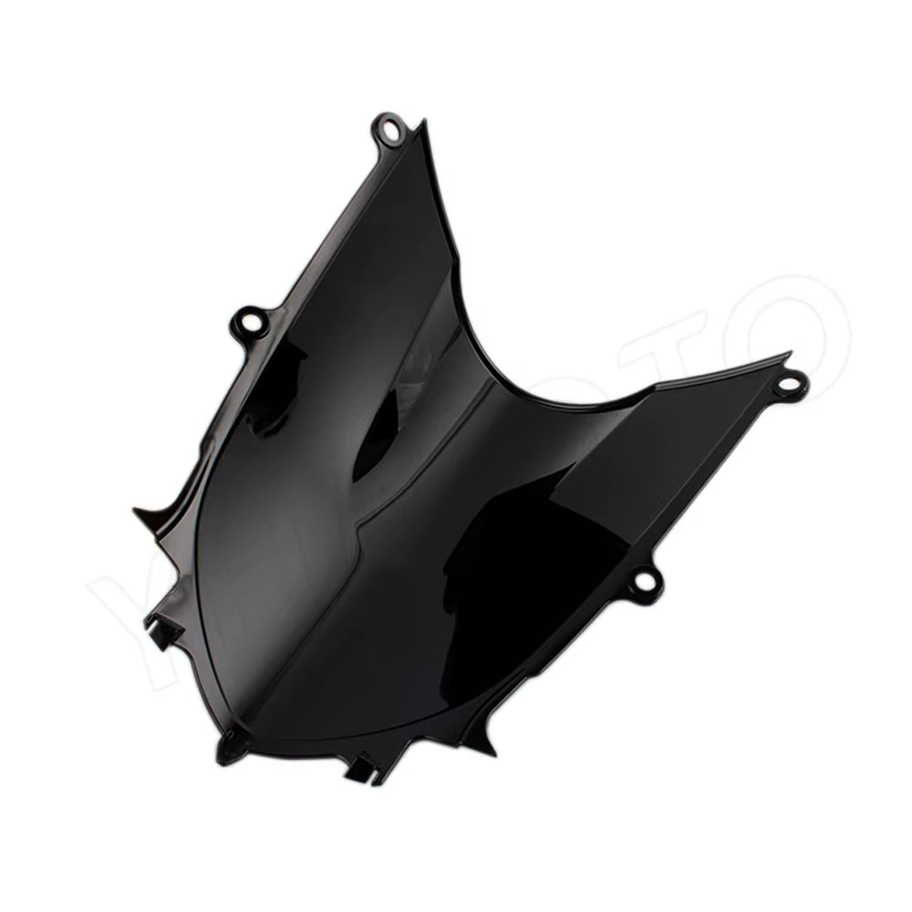 Motorcycle Windshield Windscreen ABS Plastic Black for Yamaha YZF R6 2017-2020 /R7 2021-2024