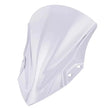 Universal Motorcycle Windshield Visor Black/White PVC New for Ninja400 2018-2024