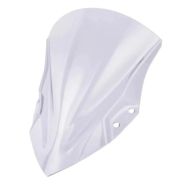 Universal Motorcycle Windshield Visor Black/White PVC New for Ninja400 2018-2024
